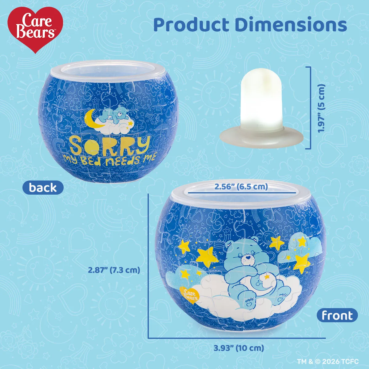 PieceRelax KL1080 puzzle 3D lumanare Bedtime Bear