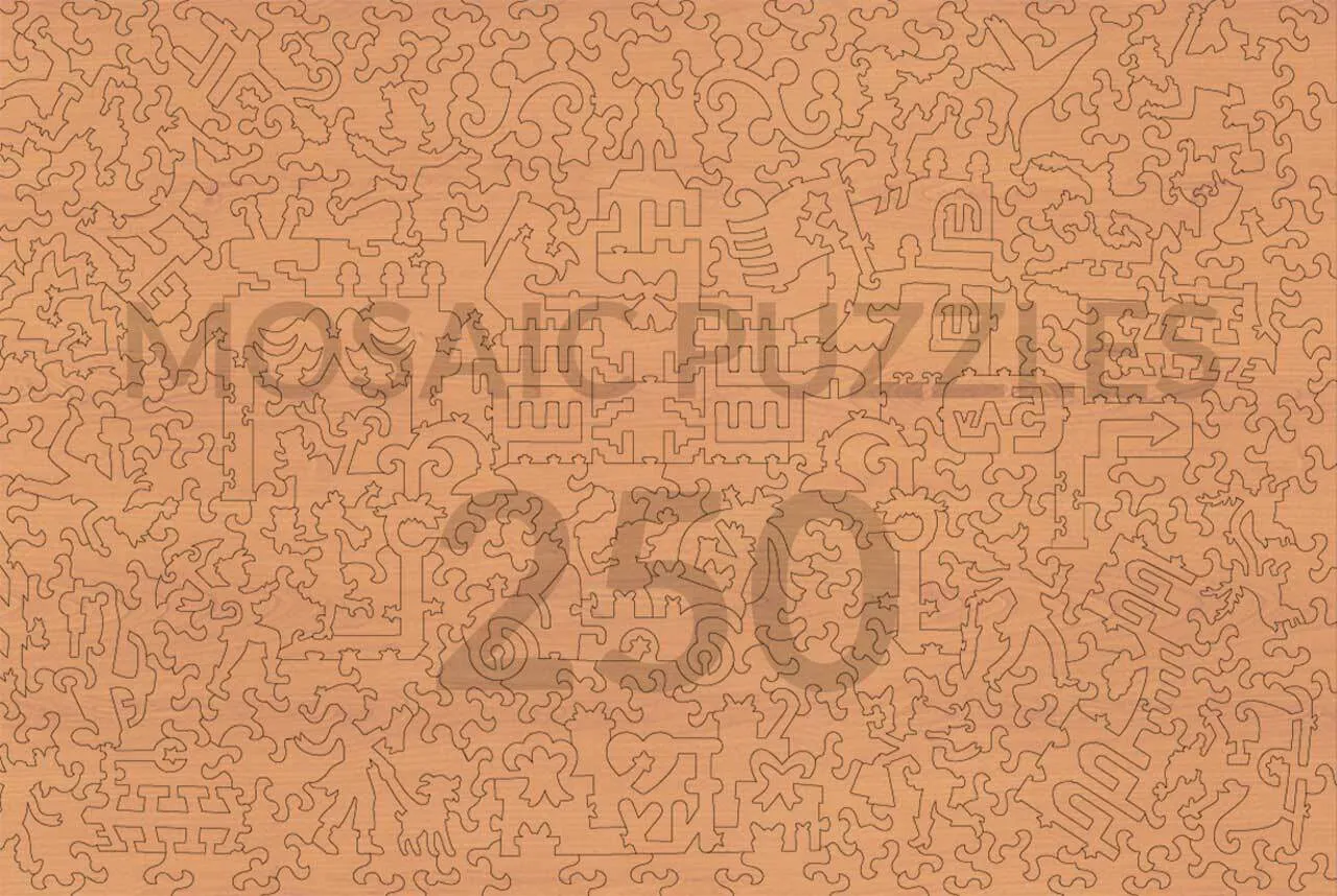 Mosaic Puzzles Christmas Lights puzzle 50 piese oras