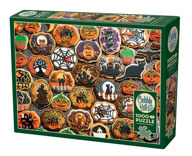 Cobble Hill Halloween Cookies puzzle 1000 piese dovleci