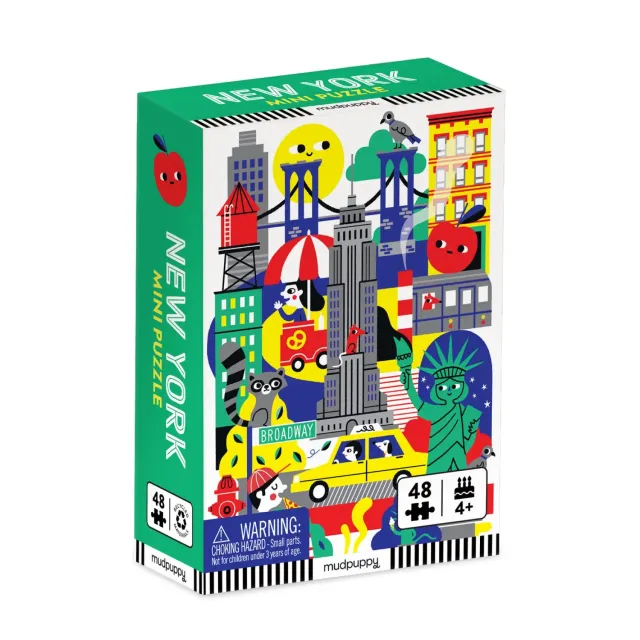 Mudpuppy New York mini puzzle 48 piese