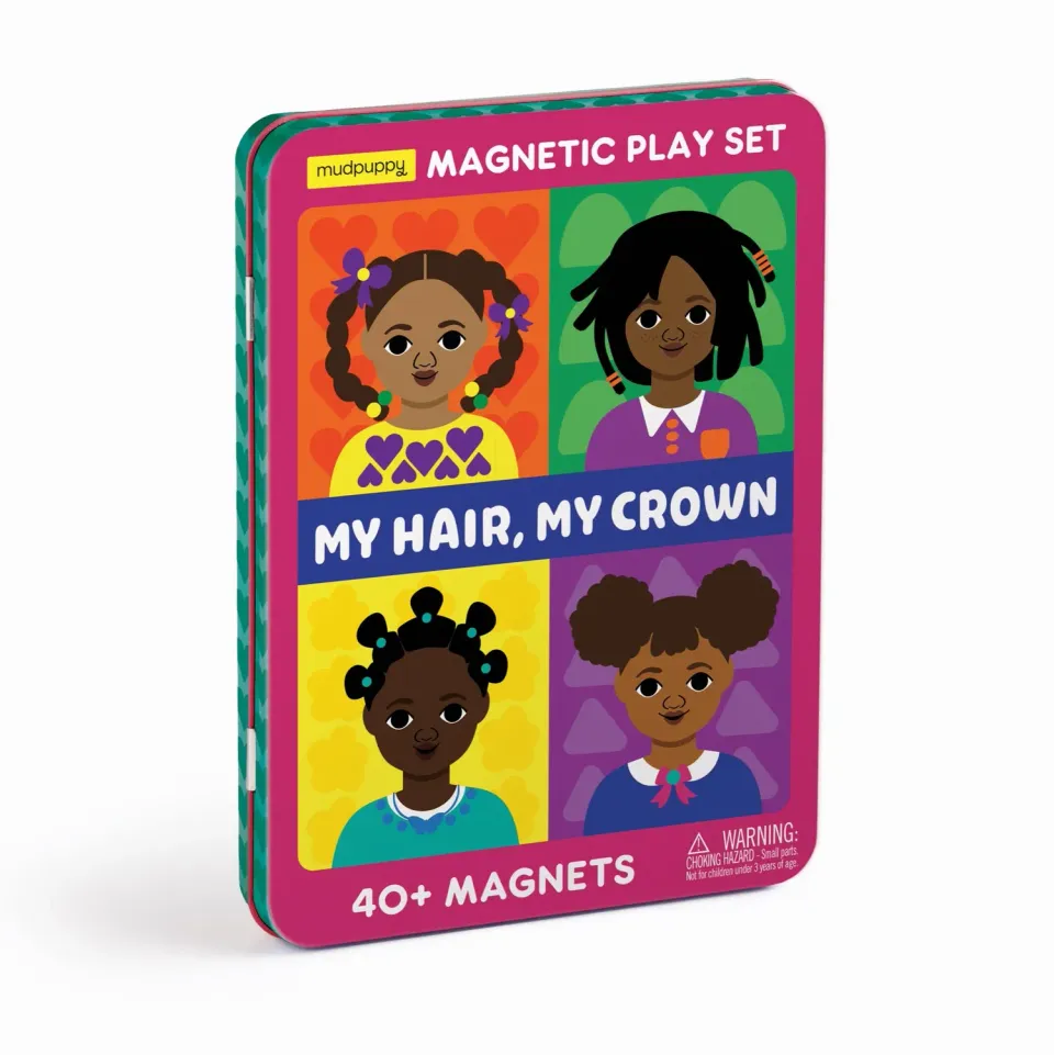 Mudpuppy My Hair My Crown Set magnetic coafuri 4+ ani