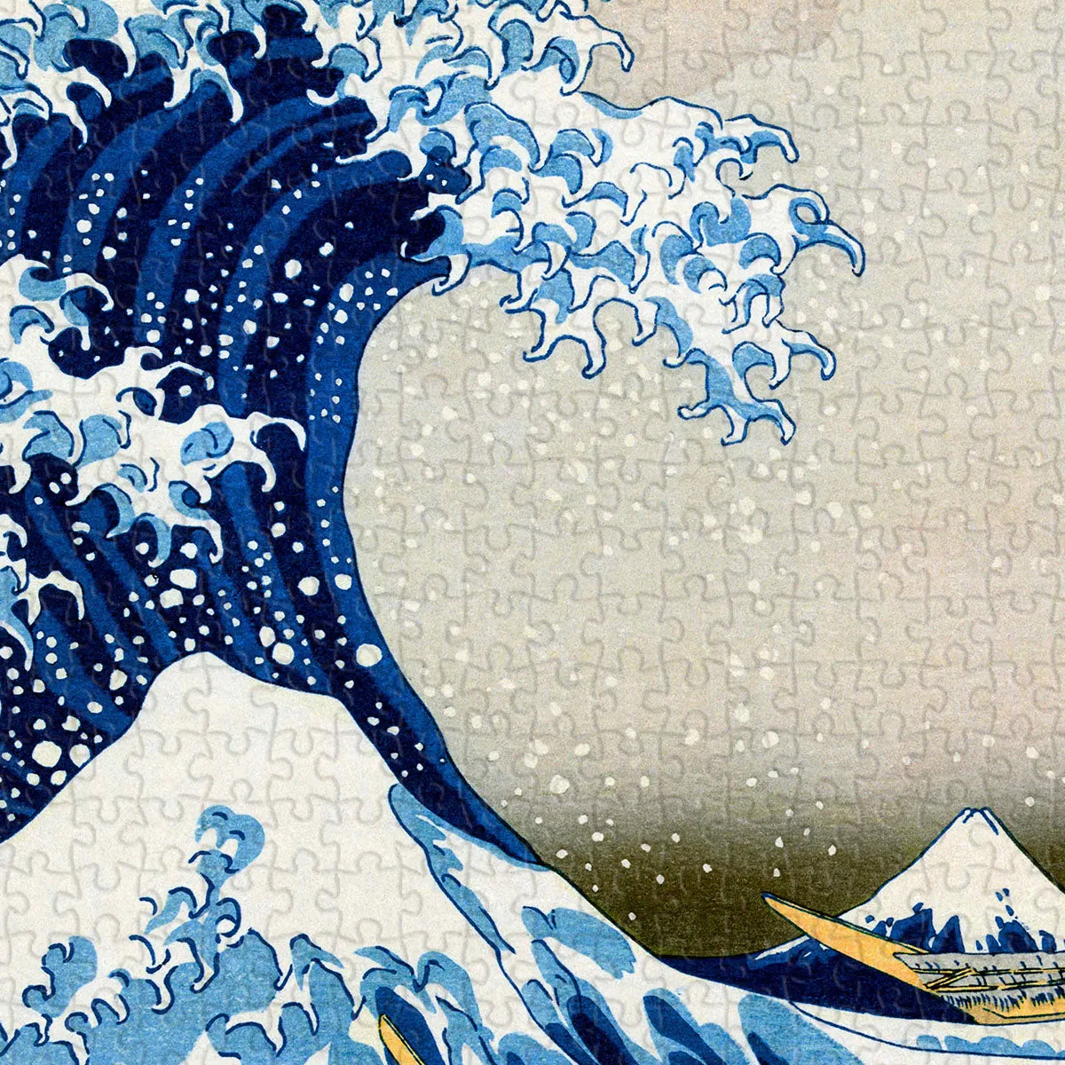 PieceRelax PieceClicks Great Wave Kanagawa U1113 puzzle 1008 piese