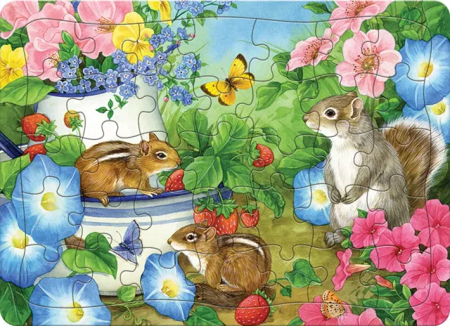 Cobble Hill Squirrel Talk puzzle tavă 35 piese copii