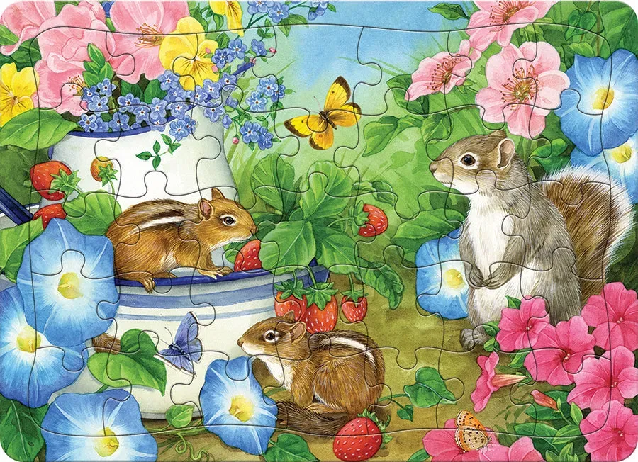 Cobble Hill Squirrel Talk puzzle tavă 35 piese copii