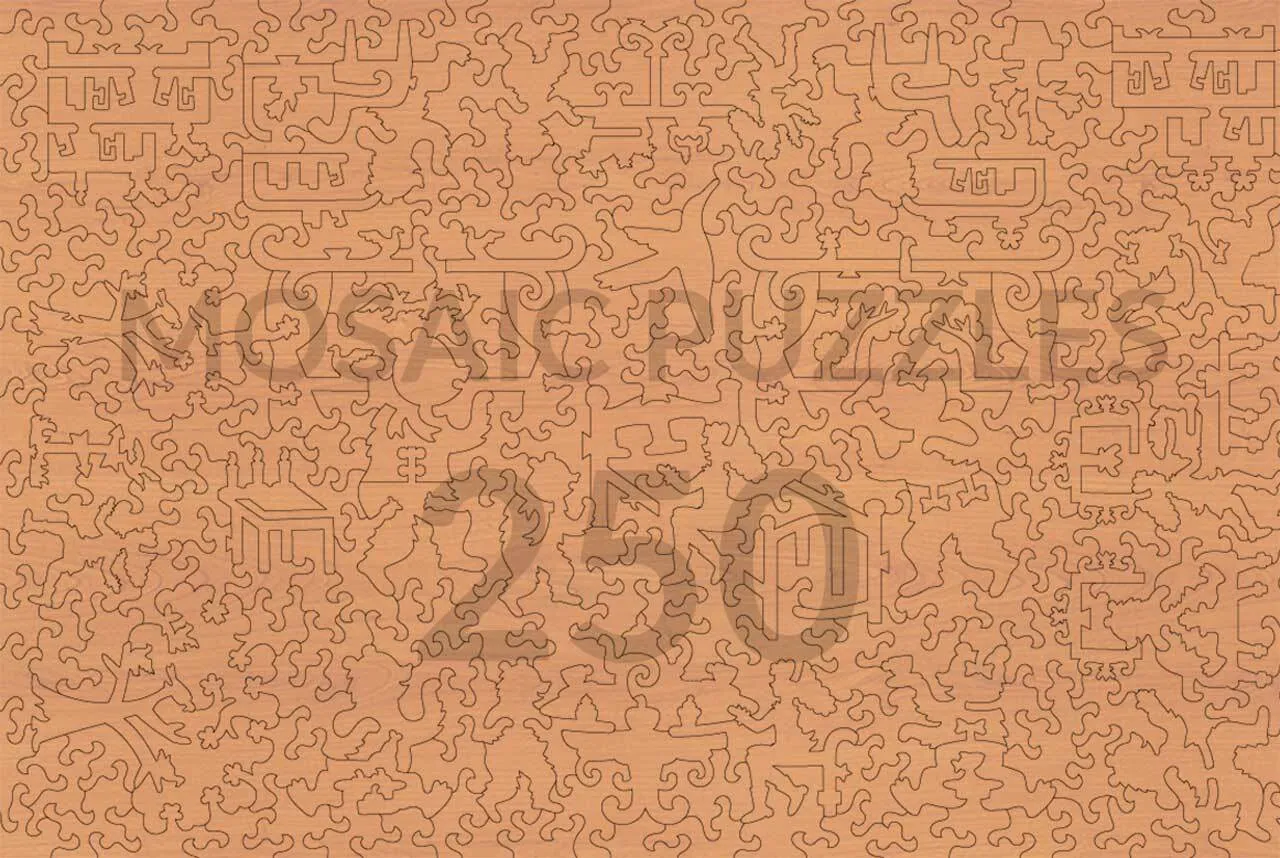 Mosaic Puzzles Goldilocks puzzle lemn 50 piese copii ursi