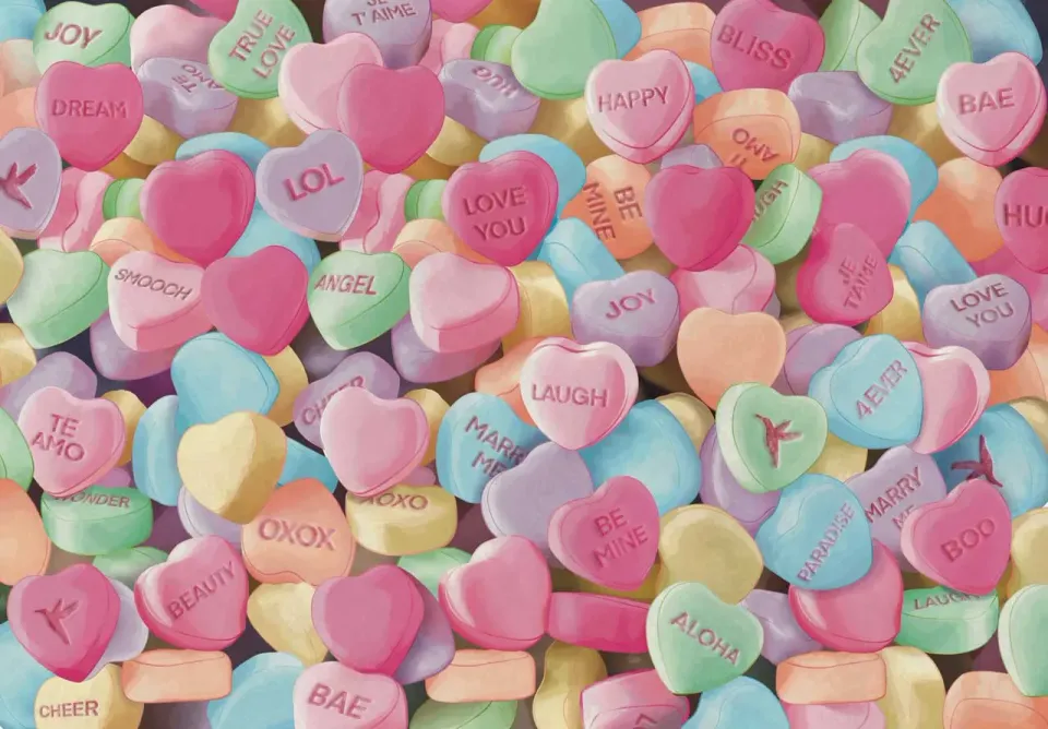 Mosaic Puzzles Sweet Valentine puzzle lemn 250 piese inimi