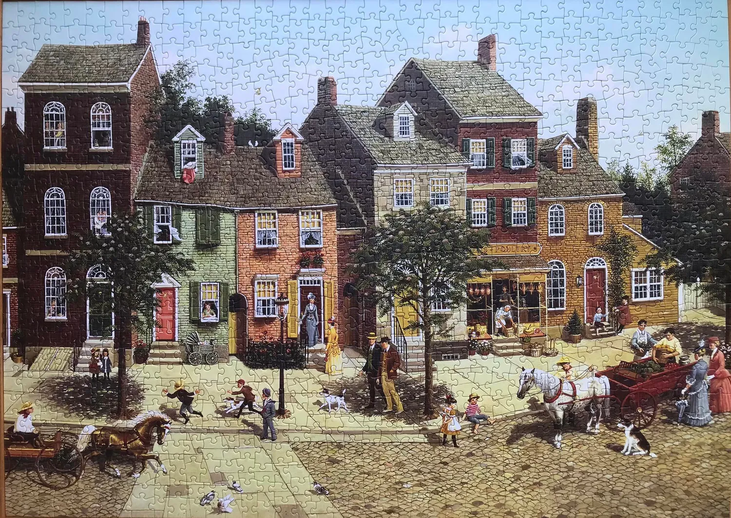 Cobble Hill The Curve in the Square puzzle 1000 piese oras