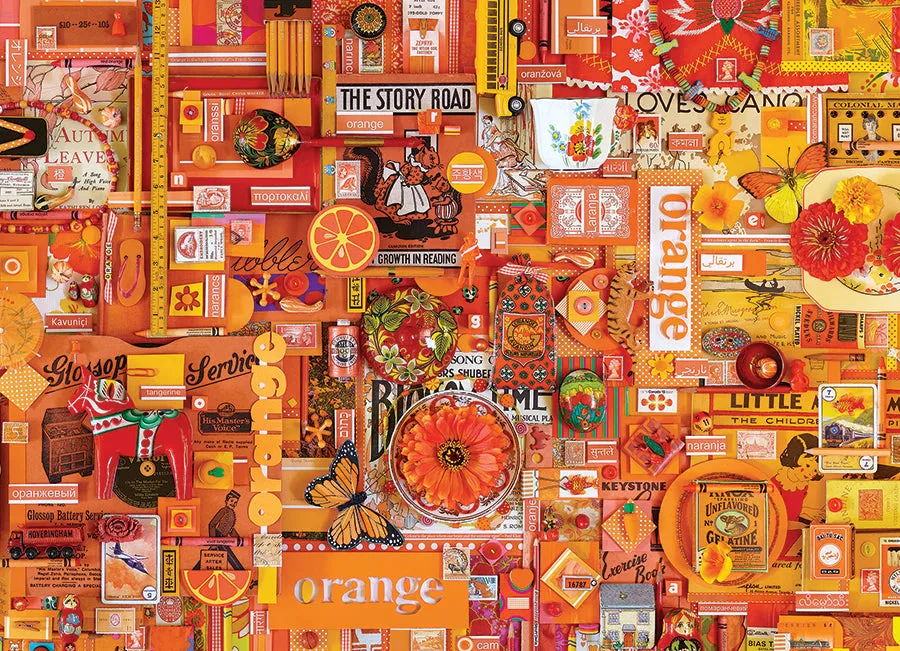 Cobble Hill Orange puzzle 1000 piese portocaliu