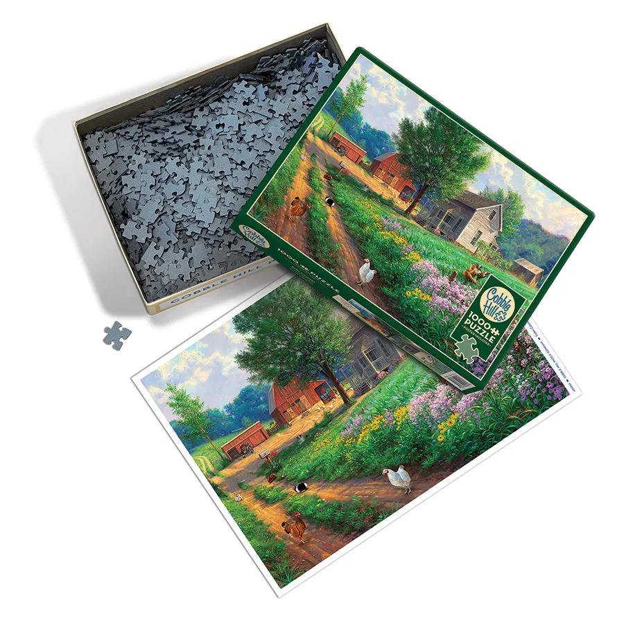 Cobble Hill Farm Country puzzle 1000 piese fermă