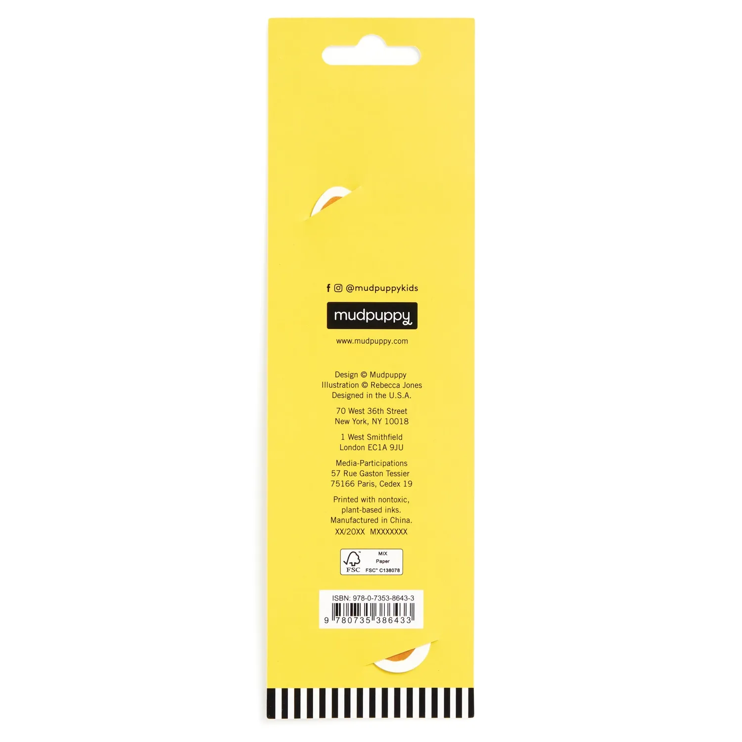 Mudpuppy Hot Dog semn de carte forma hot dog