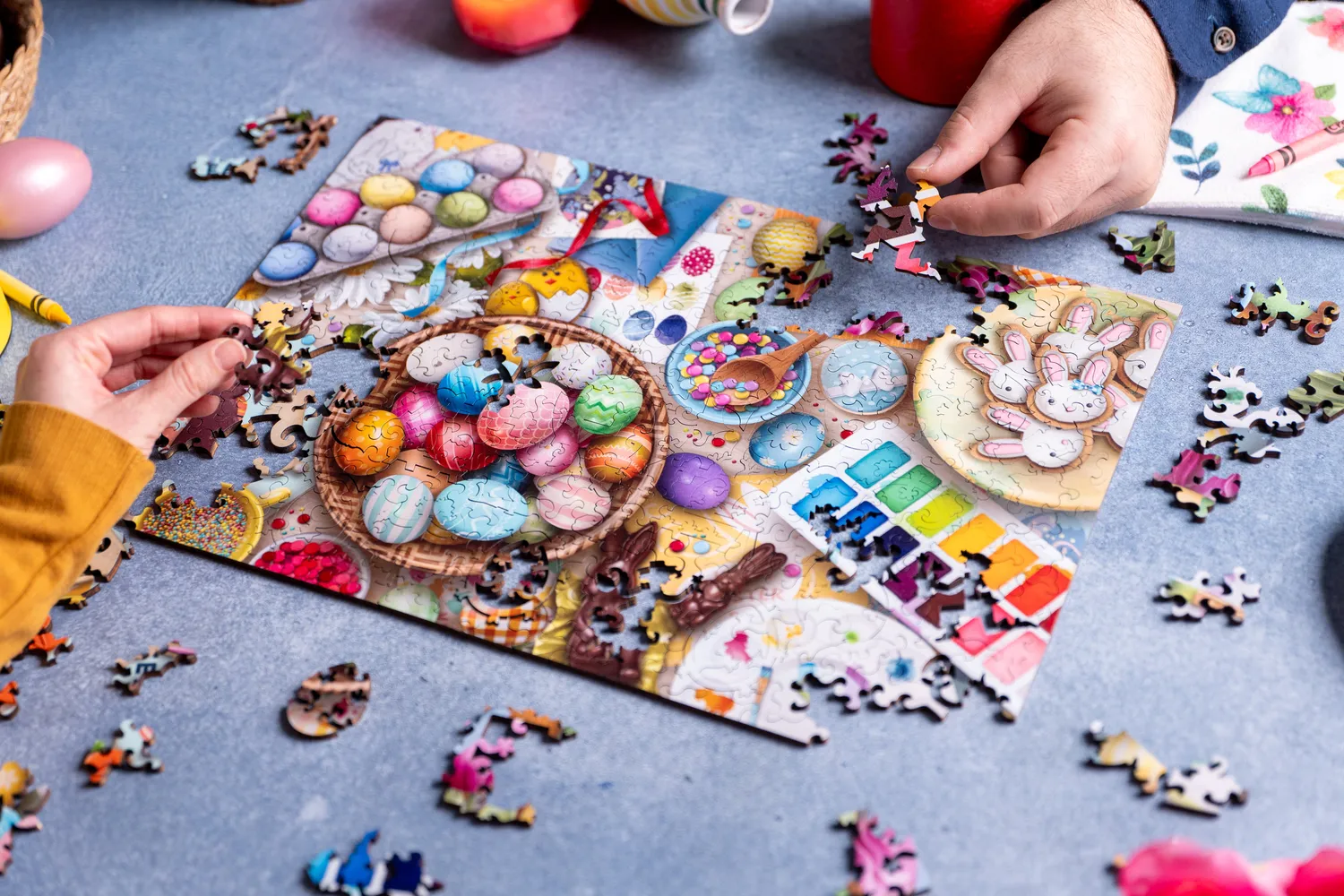 Mosaic Puzzles Easter Delights puzzle lemn 250 piese Paște