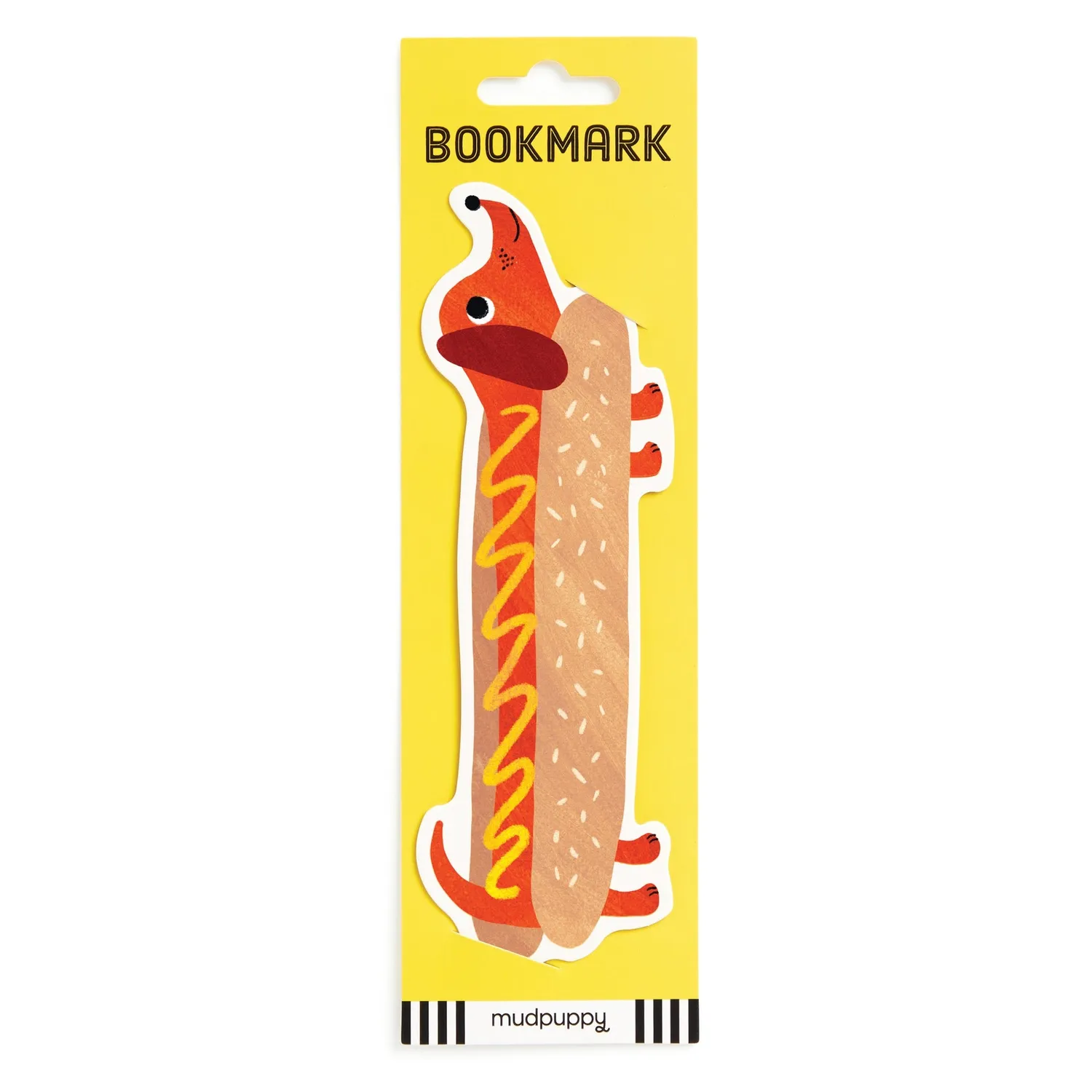 Mudpuppy Hot Dog semn de carte forma hot dog