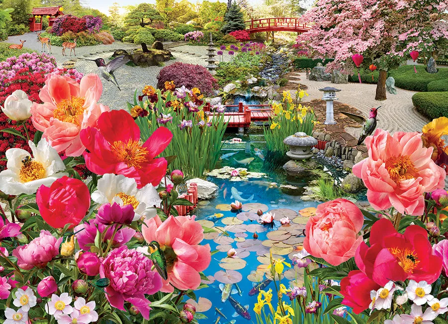 Cobble Hill Japanese Garden puzzle 1000 piese peisaj