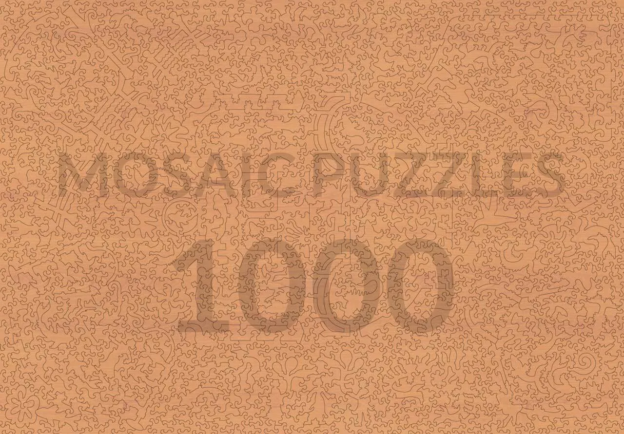 Mosaic Puzzles Kirifuri Waterfall puzzle lemn 500 piese Hokusai