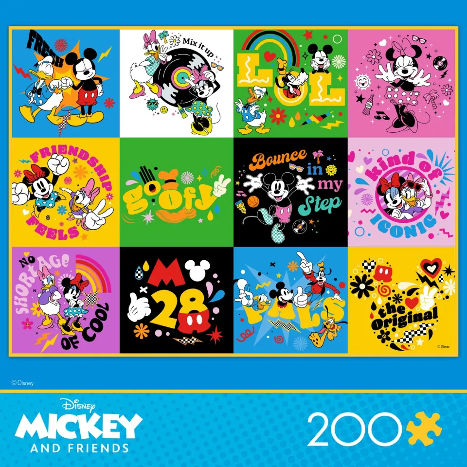 Ceaco Mickey Positive Pop Collage puzzle 200 piese
