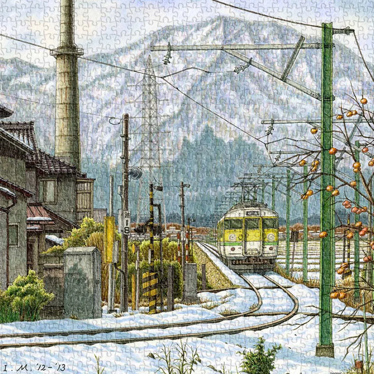 PieceRelax PieceClicks U1147 puzzle 1000 piese tren iarnă