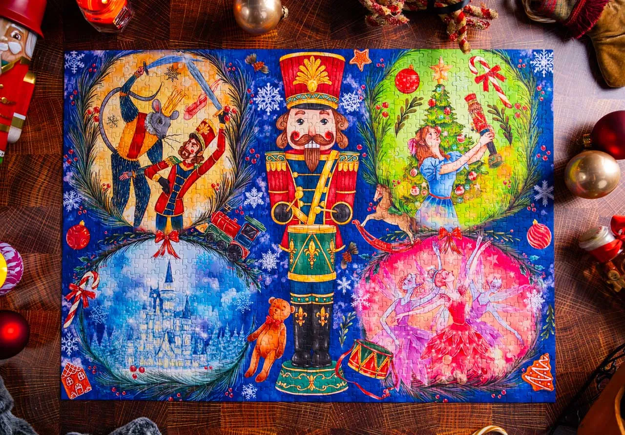 Mosaic Puzzles Traditions Spargatorul de nuci puzzle 1000 piese