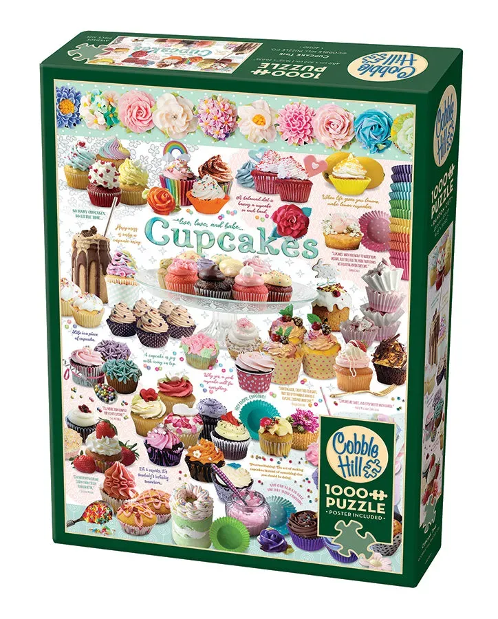 Cobble Hill Cupcake Time puzzle 1000 piese prajituri