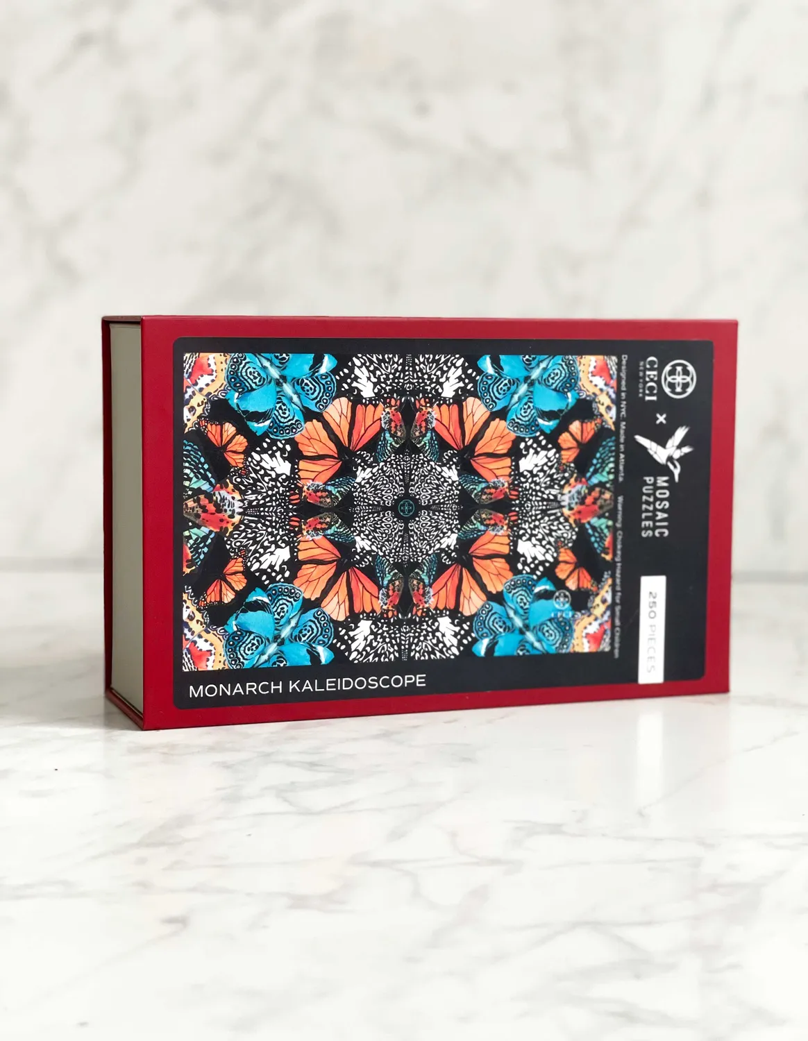 Mosaic Puzzles Monarch Kaleidoscope puzzle lemn 500 piese fluturi