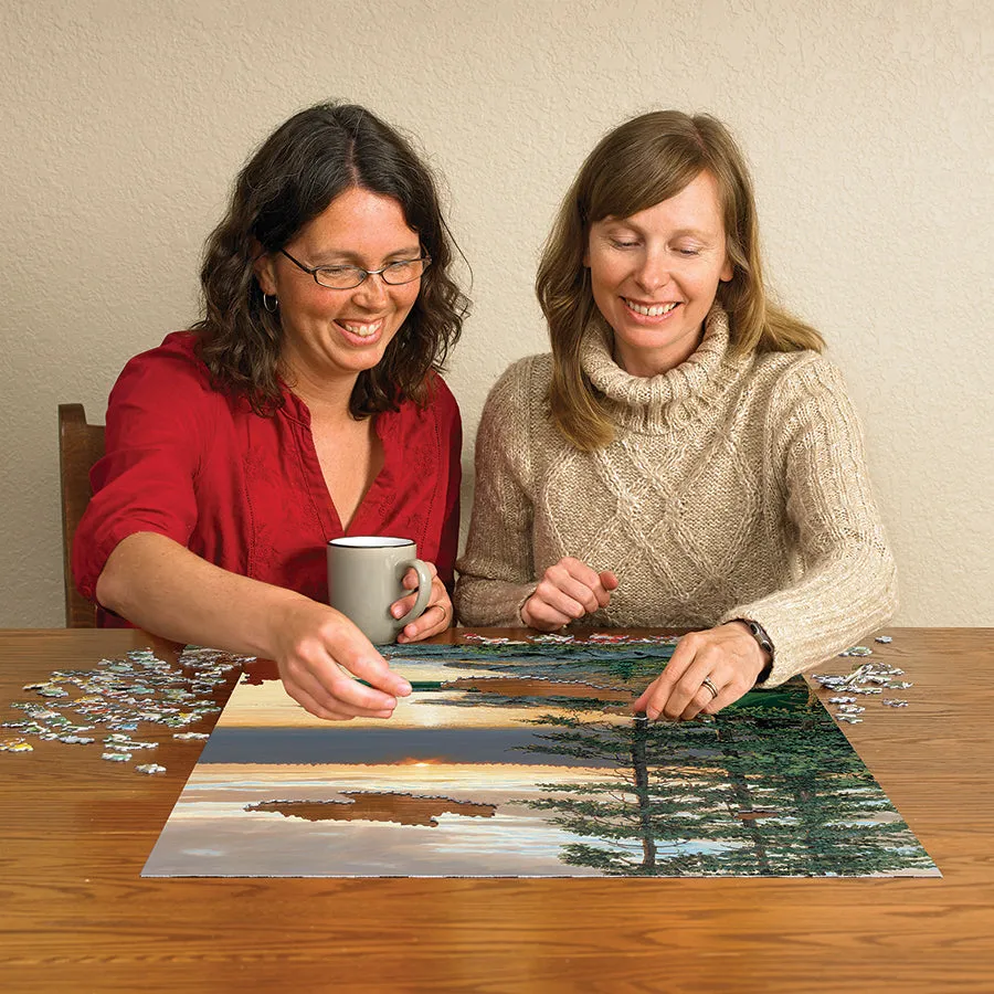 Cobble Hill Canoe Lake puzzle 500 piese lac apus