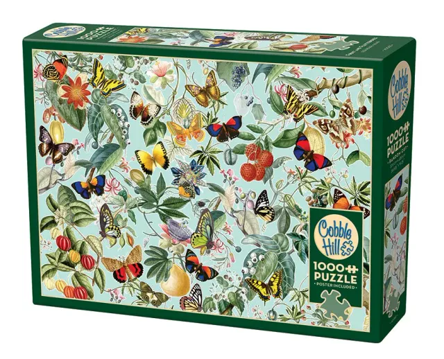Cobble Hill Fruit and Flutterbies puzzle 1000 piese fluturi