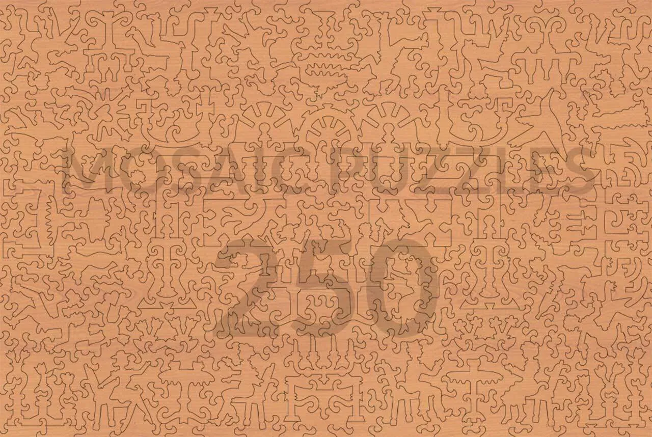 Mosaic Puzzles Chop Suey Hopper puzzle lemn 500 piese restaurant