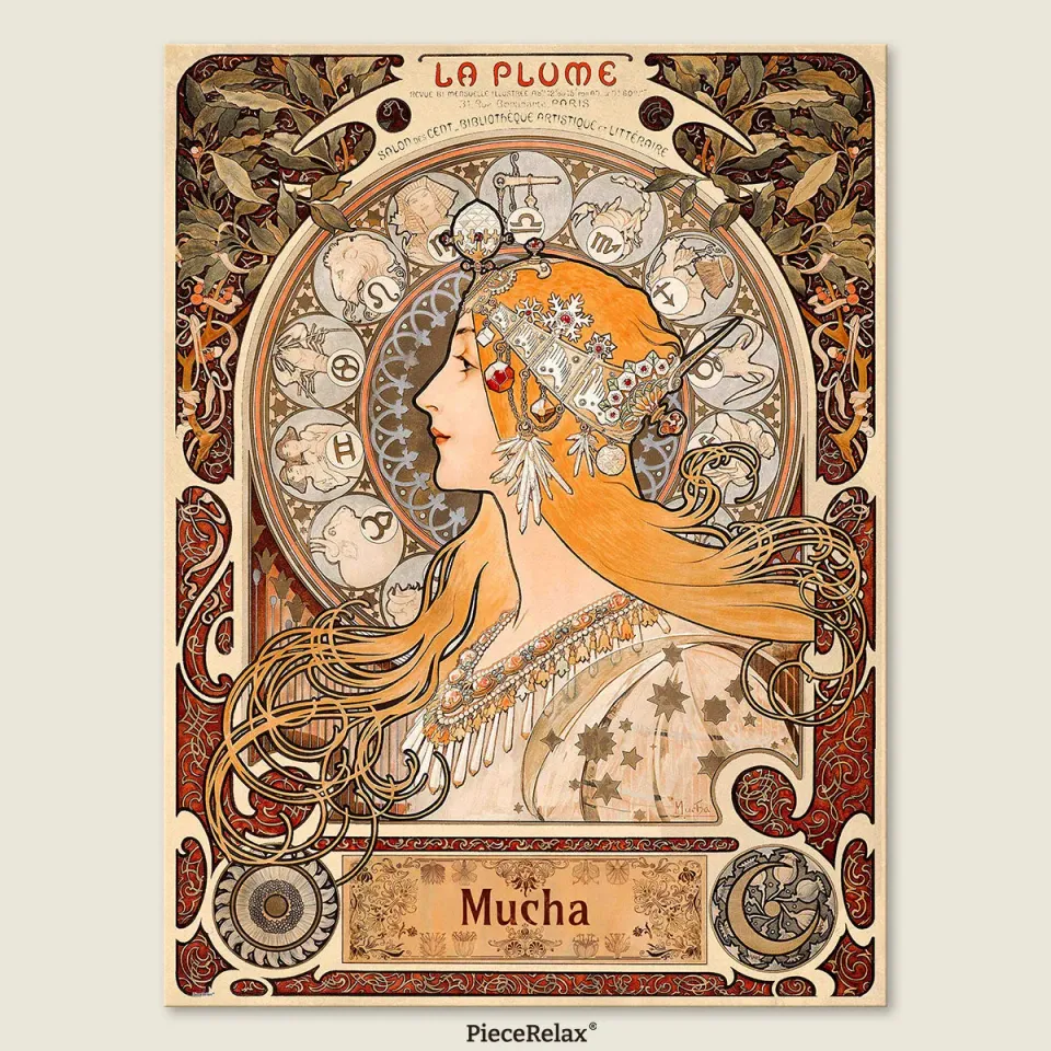 PieceRelax Zodiac U1117 puzzle 1000 piese Art Nouveau
