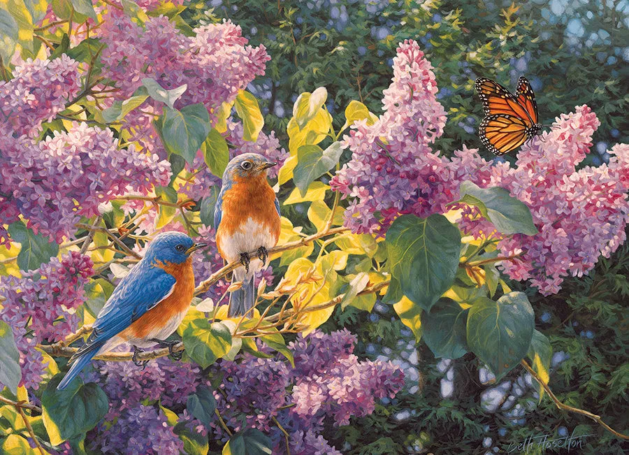 Cobble Hill Spring Interlude puzzle 500 piese flori