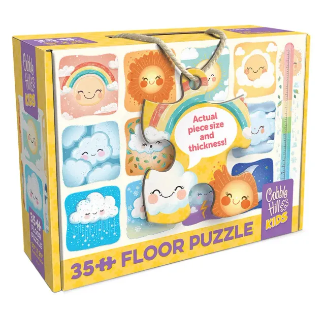 Cobble Hill Fair Weather puzzle podea 35 piese nori