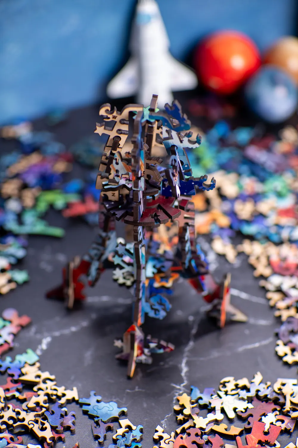 Mosaic Puzzles Space Rocket Odyssey puzzle 3D lemn 1000 piese