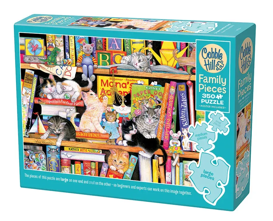Cobble Hill Storytime Kittens puzzle familie 350 piese pisici