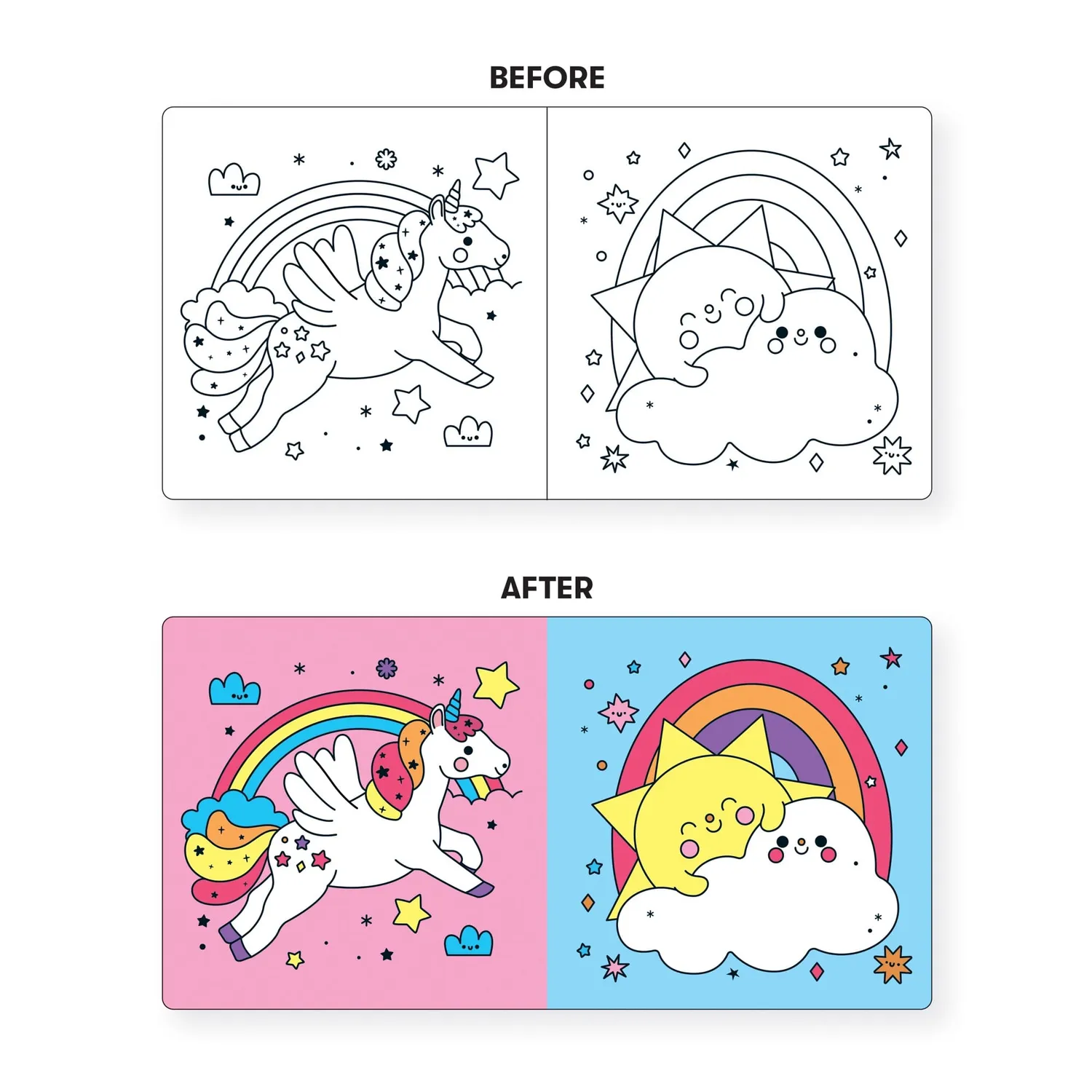 Mudpuppy Unicorn Dreams carte baie magica unicorni 15cm