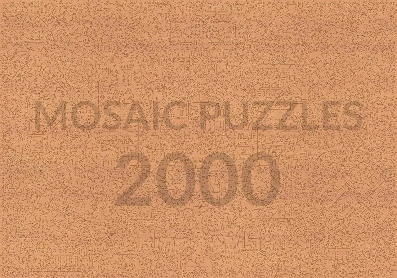 Mosaic Puzzles Who Let the Dogs In? puzzle 50 piese câini