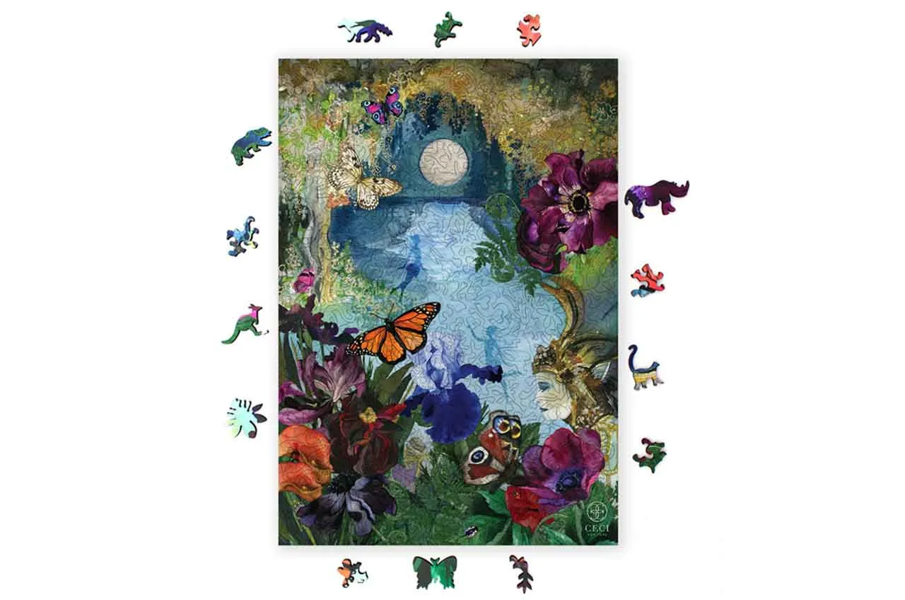 Mosaic Puzzles Midsummer Dream puzzle lemn 100 piese floral