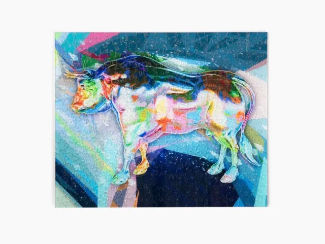 Eklektik Pieces Crystal Bull puzzle 340 piese 39x29 cm taur
