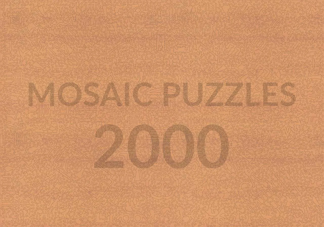 Mosaic Puzzles Poker Game Coolidge puzzle lemn 250 piese câini