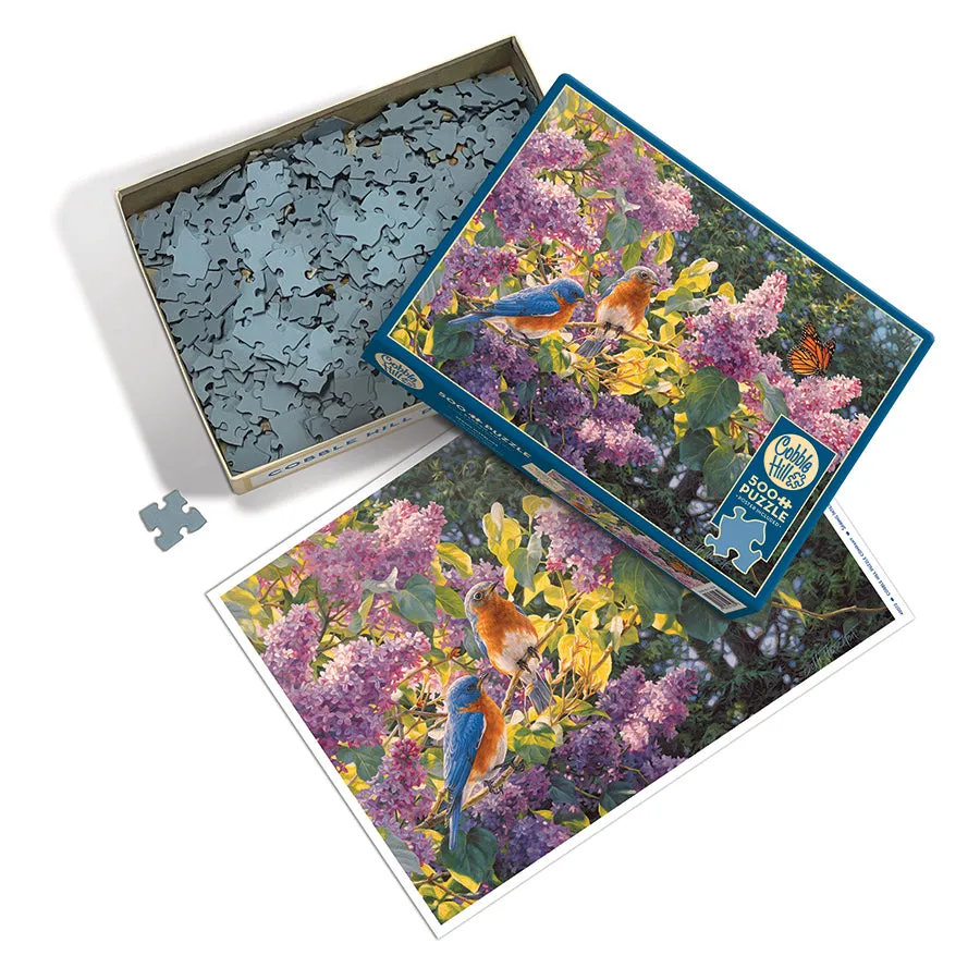 Cobble Hill Spring Interlude puzzle 500 piese flori