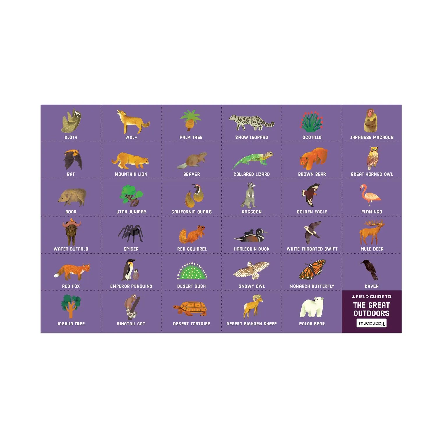 Mudpuppy The Great Outdoors puzzle 64 piese exterior
