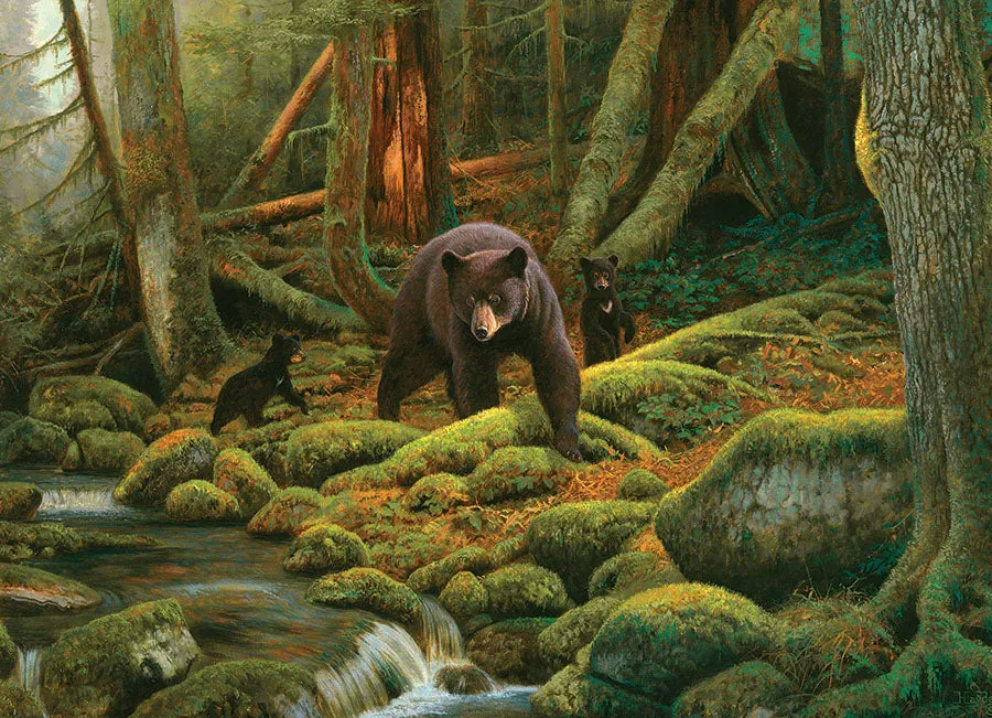 Cobble Hill Mother Nature puzzle 1000 piese ursi