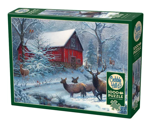 Cobble Hill Winter Magic 40128 puzzle 1000 piese iarnă