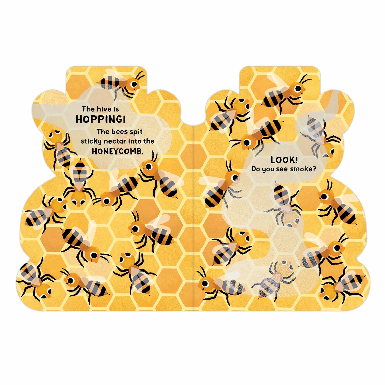 Mudpuppy Honey Bear carte board book stup 14 pagini