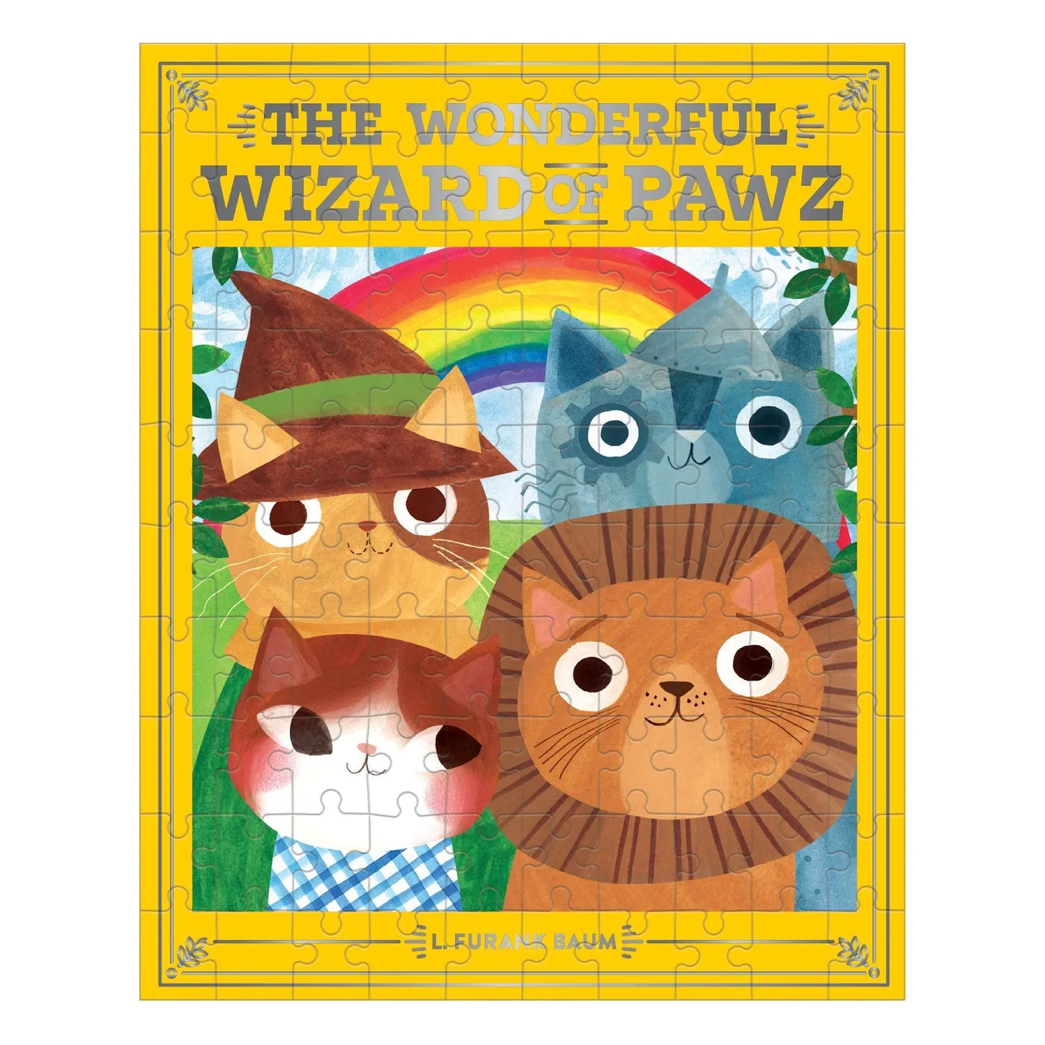 Mudpuppy Bookish Cats puzzle 100 piese 27x34 cm