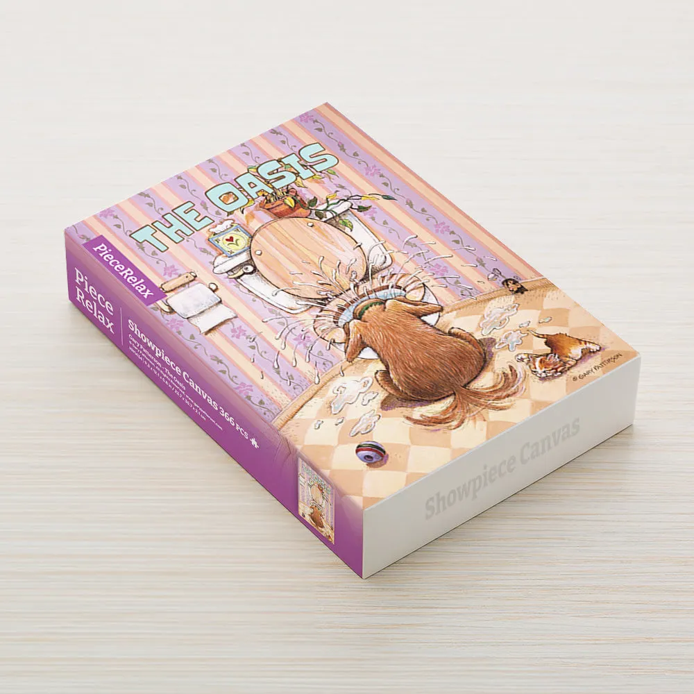 PieceRelax HN1434 puzzle canvas The Oasis 30x23 cm