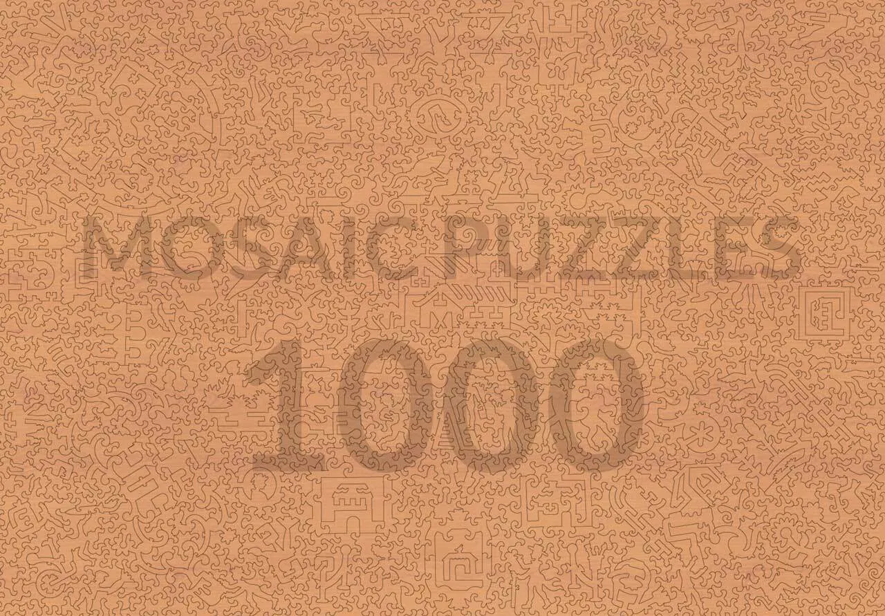 Mosaic Puzzles Field with Poppies Van Gogh puzzle lemn 1000 piese