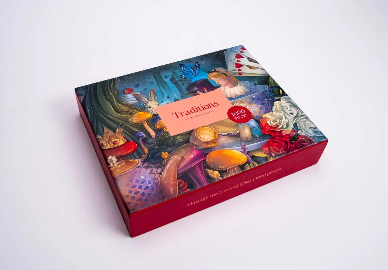 Mosaic Puzzles Traditions Through the Looking Glass puzzle 1000 piese