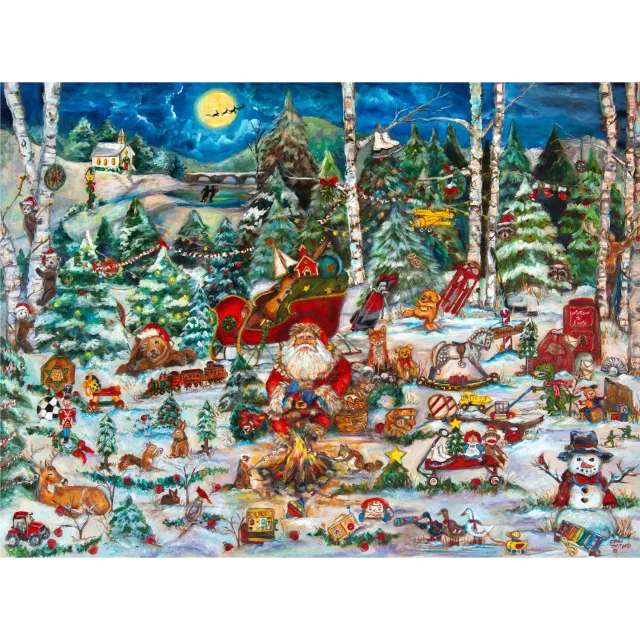 Hidden Piece Santa's Wonderland puzzle 524 piese Craciun
