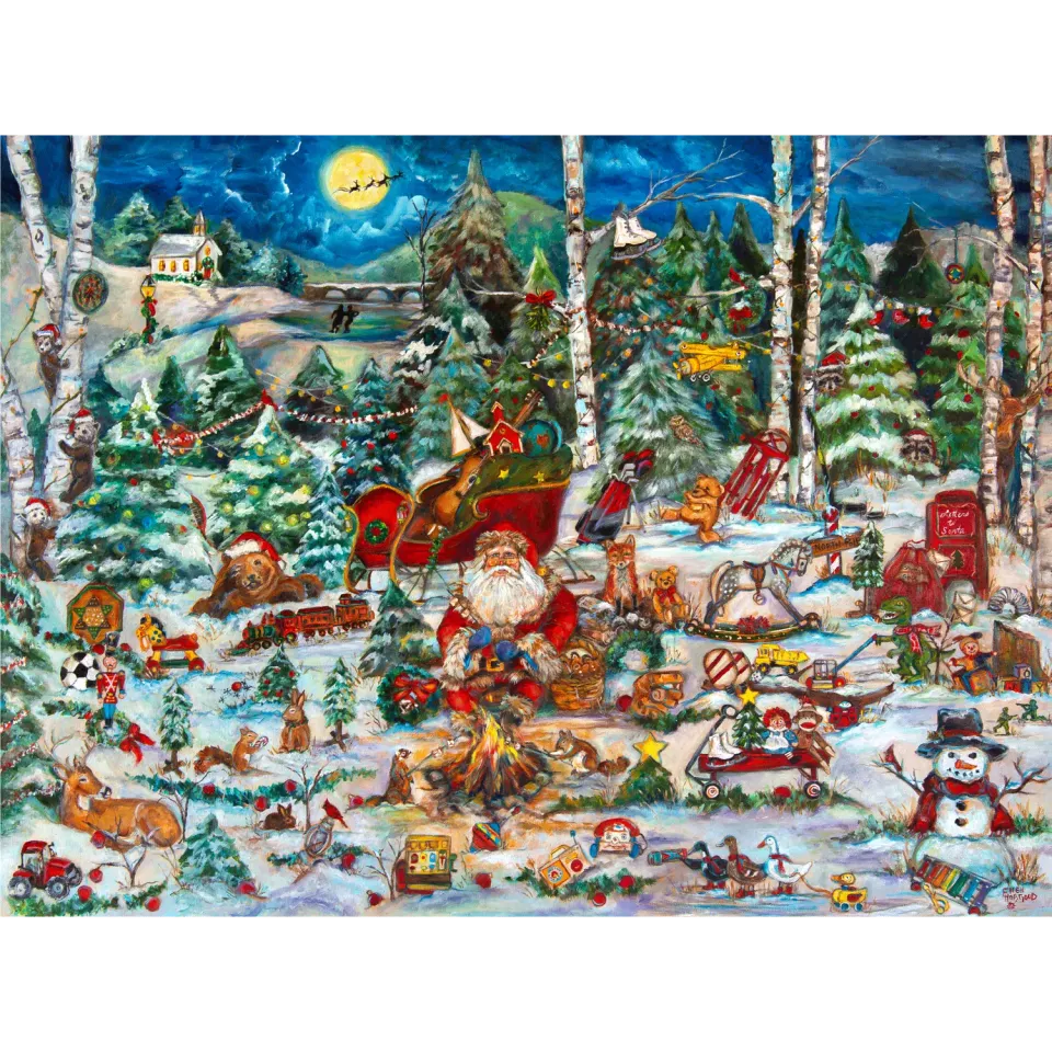 Hidden Piece Santa's Wonderland puzzle 524 piese Craciun