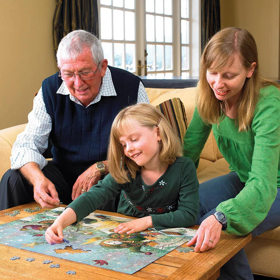 Cobble Hill Family Pieces S'more Fun puzzle 350 piese iarna