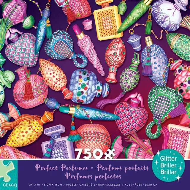 Ceaco Perfect Perfumes puzzle 750 piese glitter