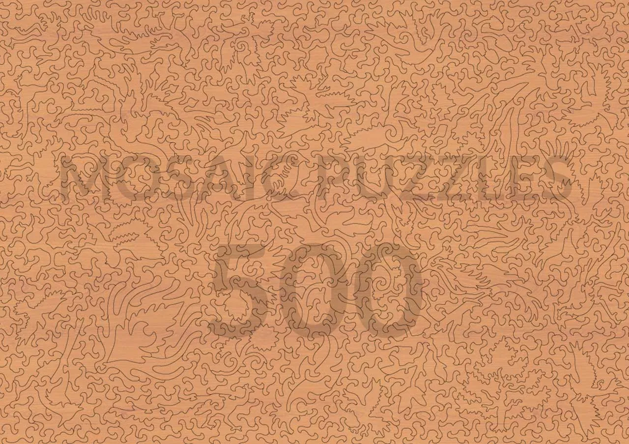 Mosaic Puzzles Tropical Feathers puzzle 250 piese pasari